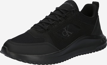 Sneaker low 'EVA RUNNER' de la Calvin Klein Jeans pe negru: față