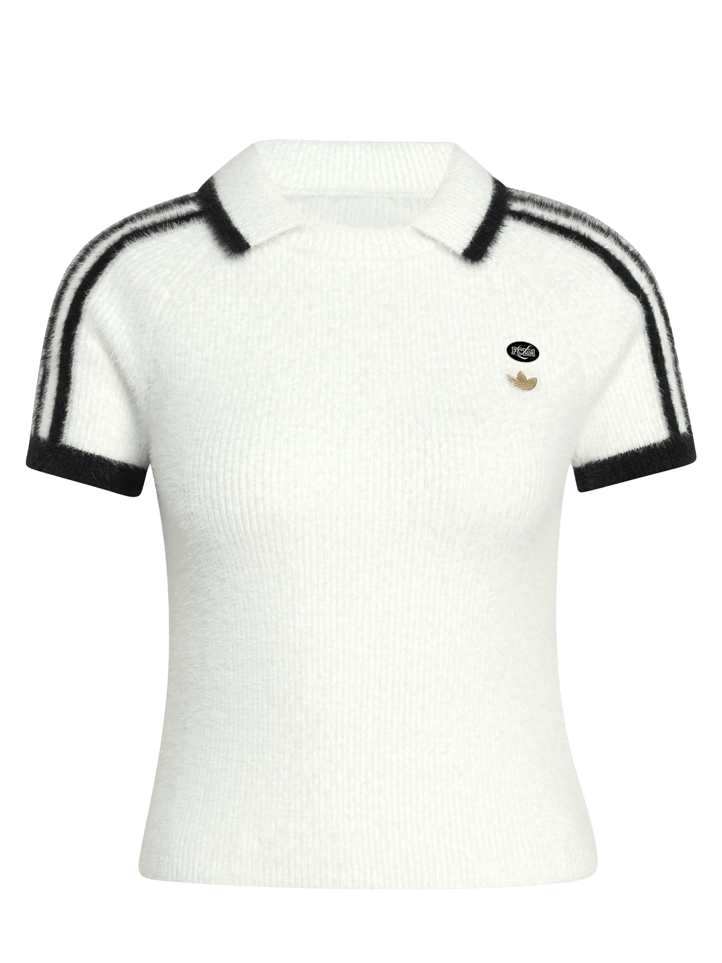 ADIDAS ORIGINALS Sweater 'FC Bayern' in White: front
