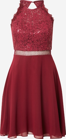 Robe de cocktail VM Vera Mont en rouge : devant