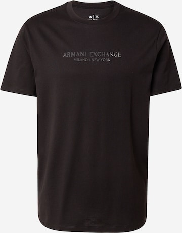 T-Shirt ARMANI EXCHANGE en noir : devant