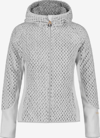 ICEPEAK Athletic Fleece Jacket 'DAISETTA ' in Grey: front