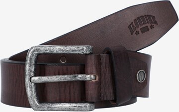 Ceinture 'Seth' KLONDIKE 1896 en marron : devant