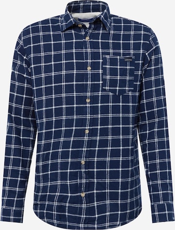 JACK & JONES Regular fit Button Up Shirt 'OWEN' in Blue: front