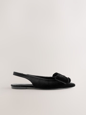 Next Лодочки с открытой пяткой в Черный