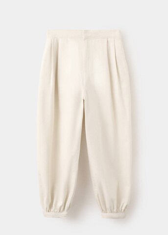 MANGO Tapered Jeans 'Souffle' in Beige