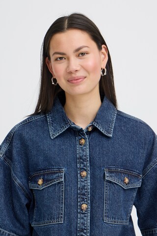 ICHI Blouse 'KAMINA ' in Blauw