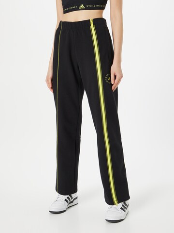 ADIDAS BY STELLA MCCARTNEY Regular Workout Pants in Black: front