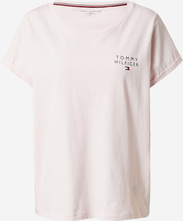 T-shirt Tommy Hilfiger Underwear en rose : devant