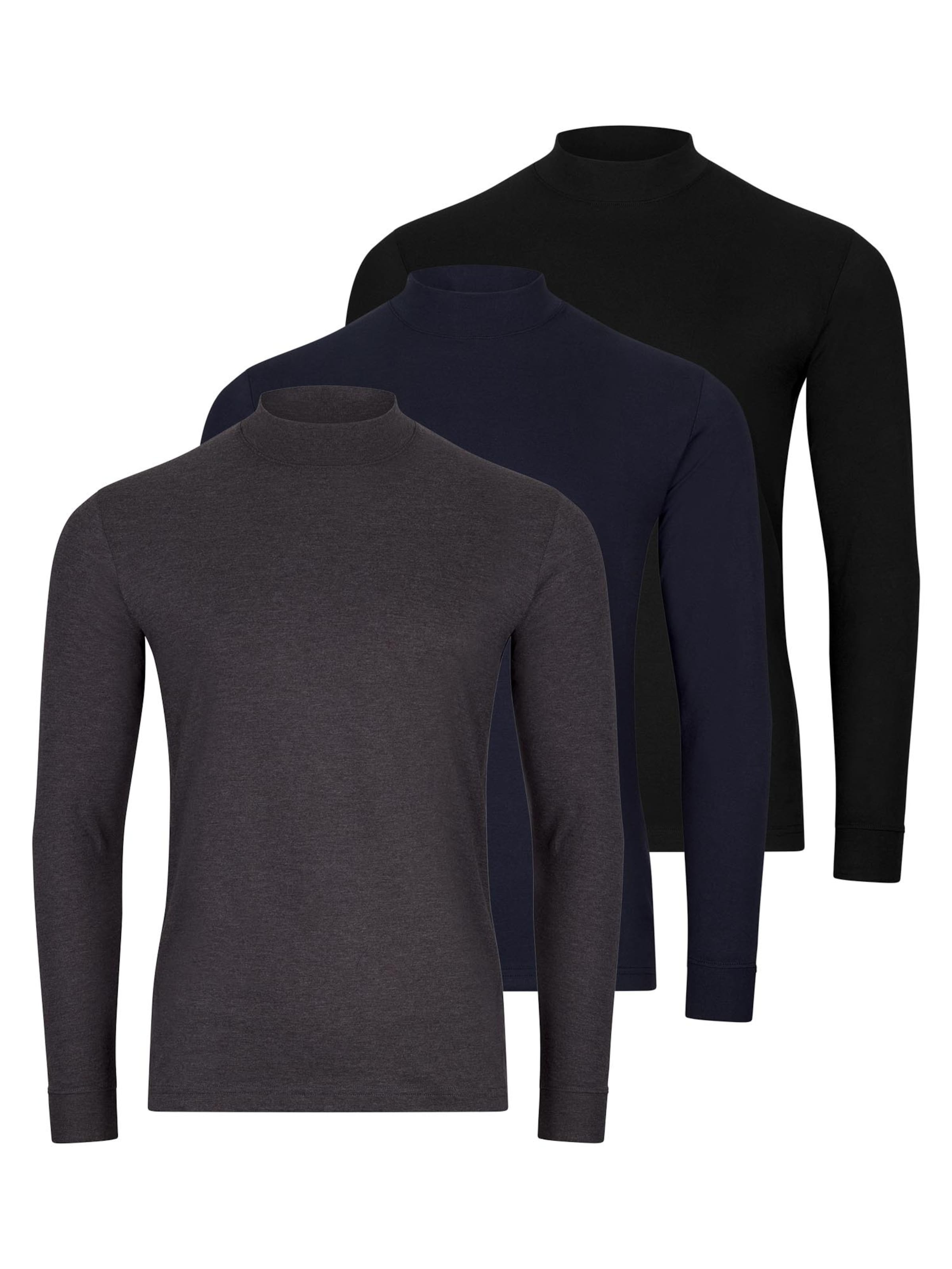 Ragman Shirt 'Basic' in Blue: front