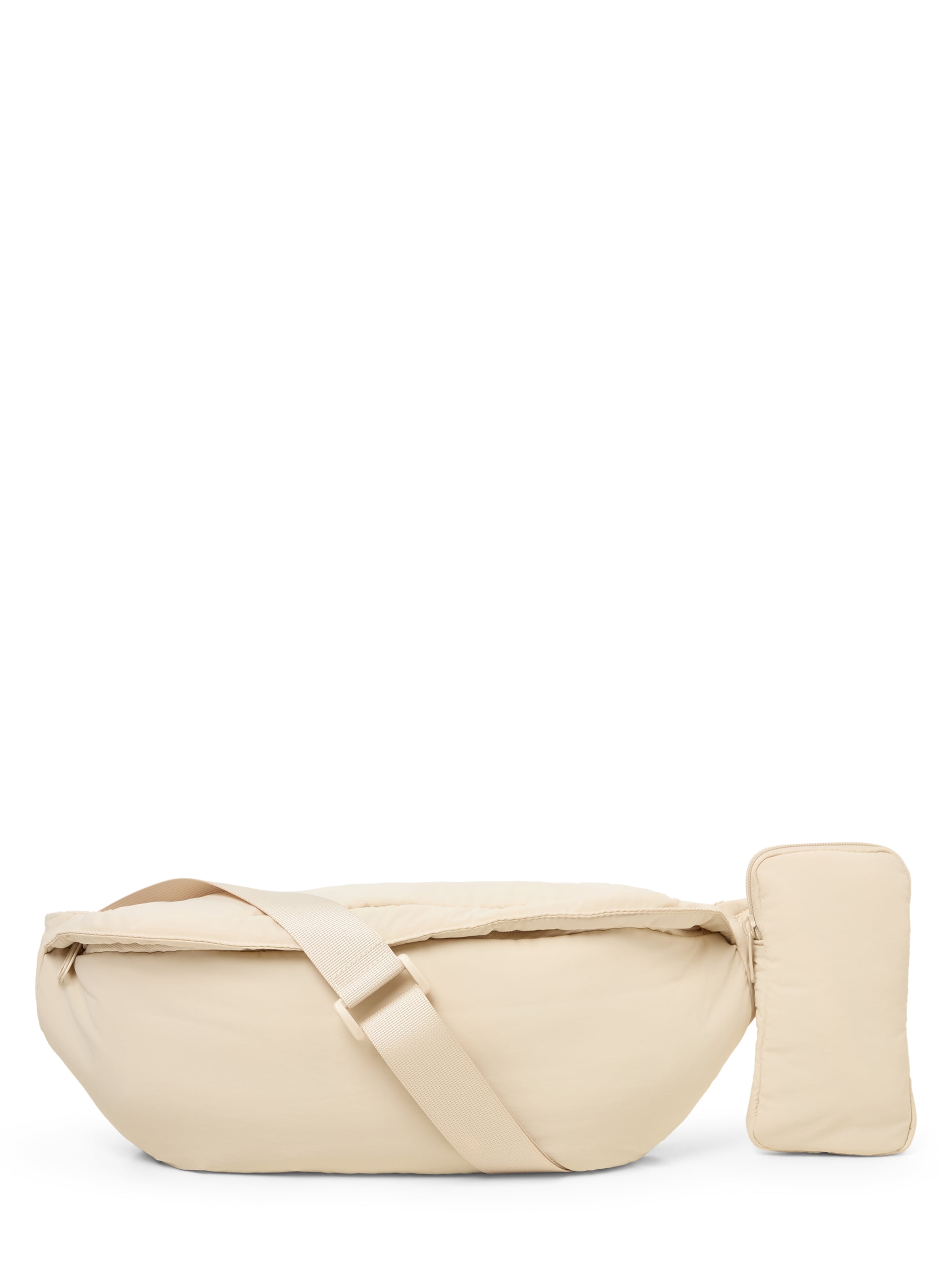 Sac à bandoulière OPUS en beige : devant
