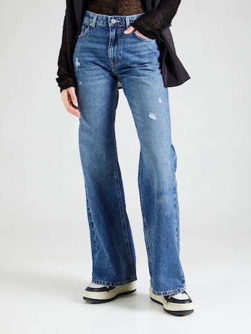 ONLY Wide leg Jeans 'MARILYN' in Blauw: voorkant