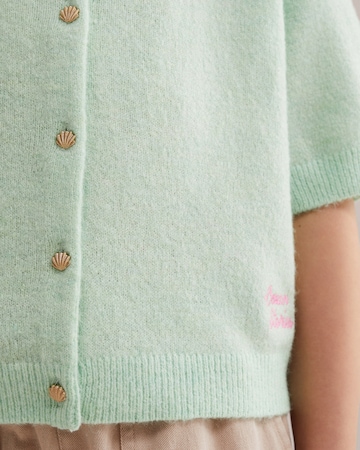 WE Fashion Strickjacke in Grün