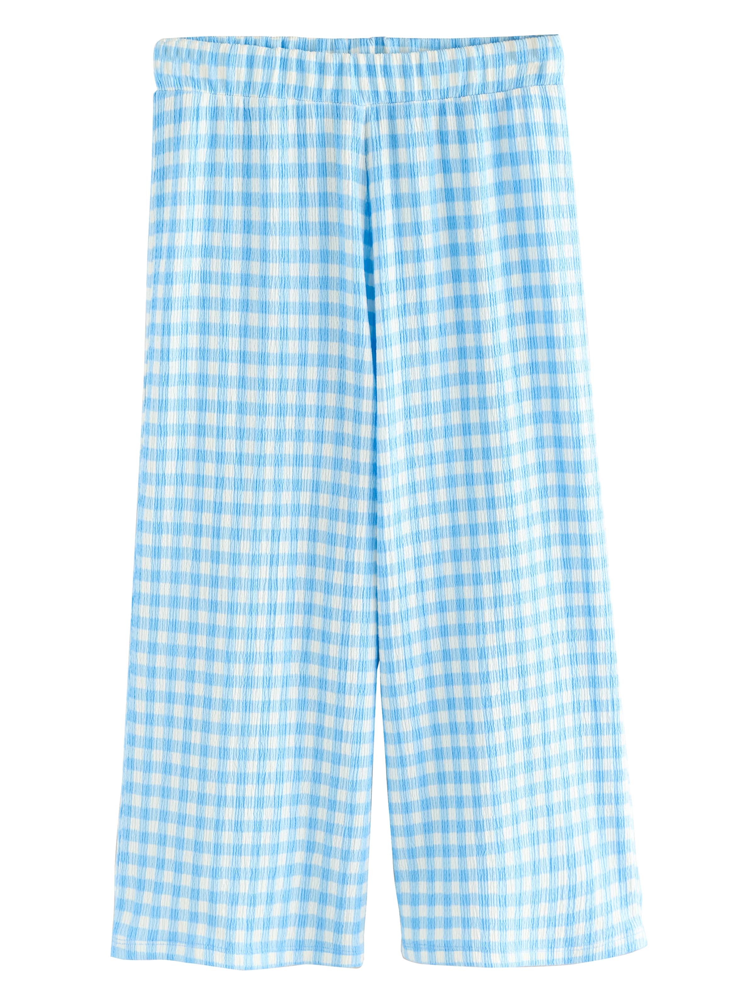 NextWide Leg/ Široke nogavice Hlače - plava boja: prednji dio