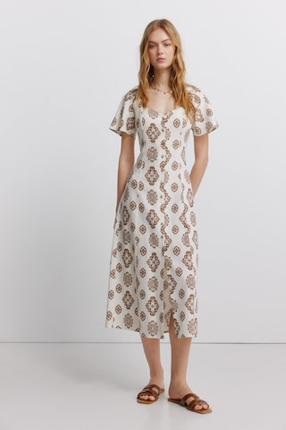 Springfield Sommerkjole i beige: forside