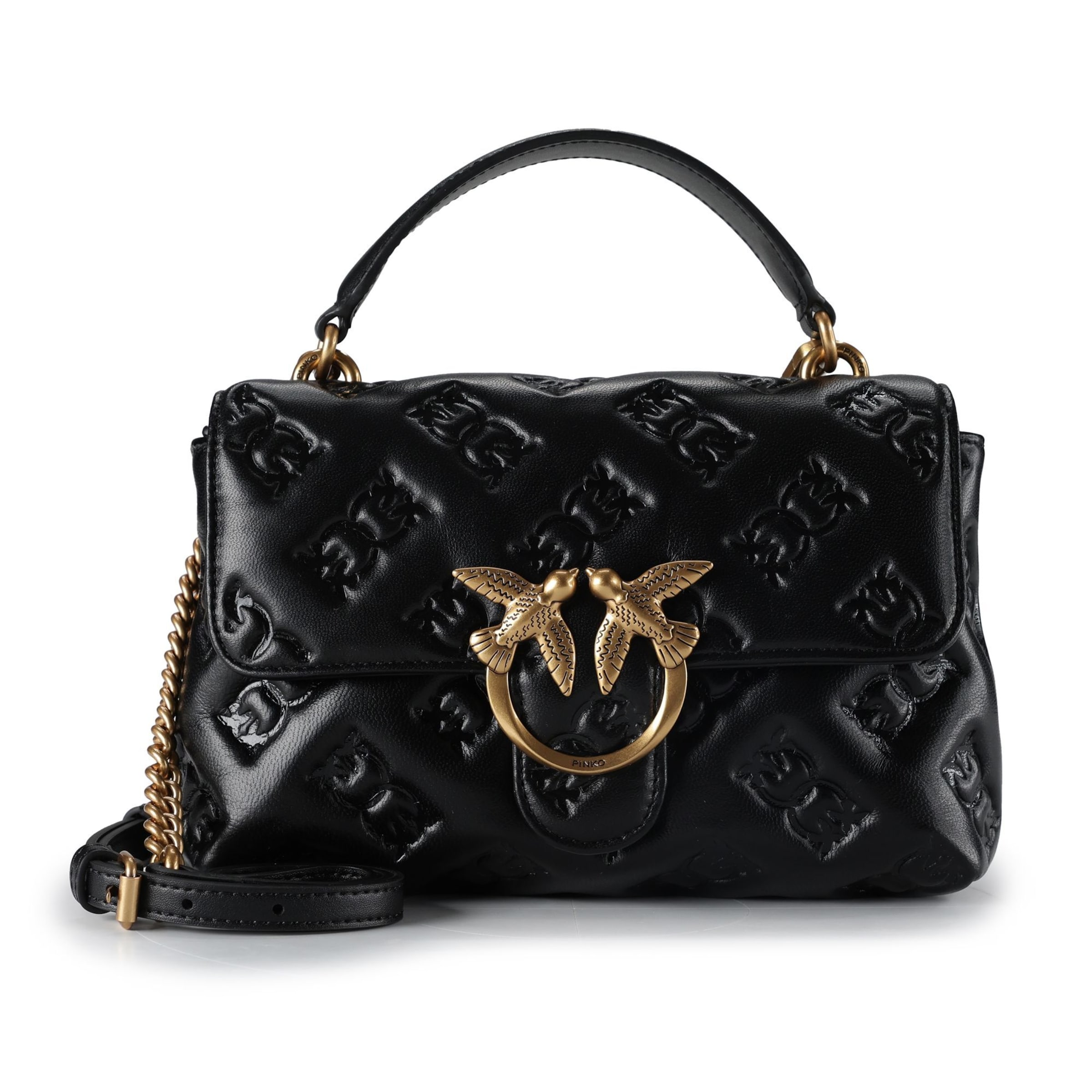 Borsa a mano 'Love Lady' di PINKO in nero: frontale