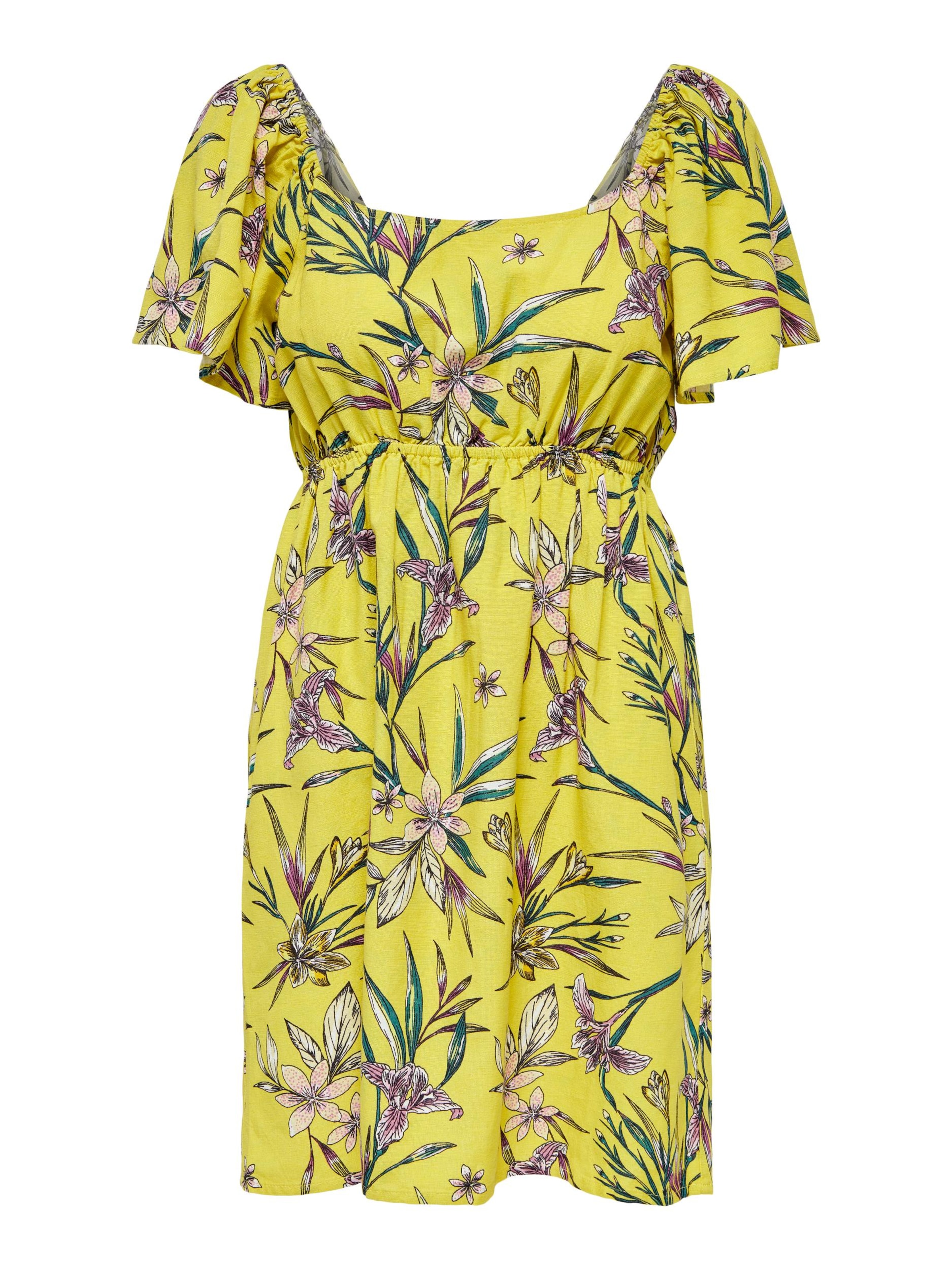 ONLY Šaty 'RILLA' – žlutá: přední strana