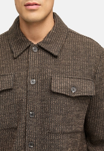 Fit confort Chemise 'Wheel' INDICODE JEANS en marron