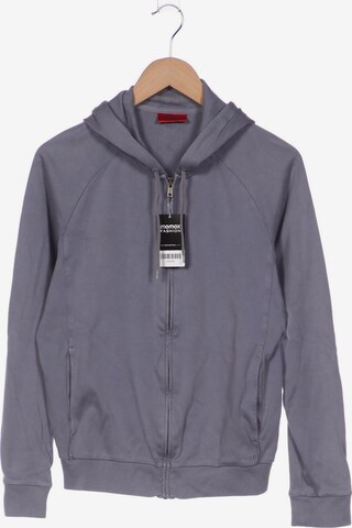 HUGO Sweatshirt & Zip-Up Hoodie in M in Blue: front