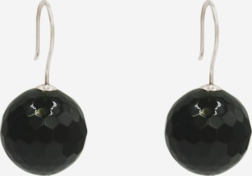 Boucles d'oreilles Gemshine en noir : devant