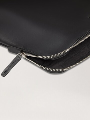 NEGOTIA Leather Laptoptas 'Mantle 14''' in Zwart