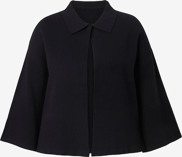 Cardigan MIAMODA en noir : devant