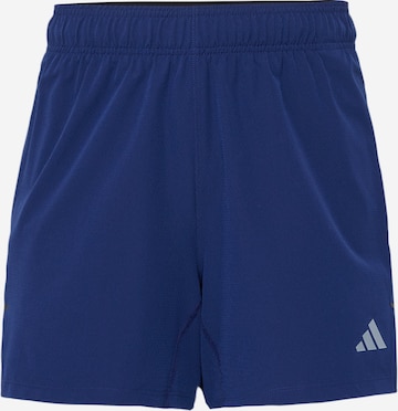 ADIDAS PERFORMANCE Sports trousers in Blue: front