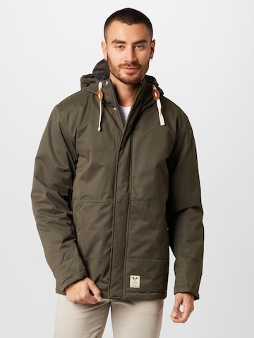 Fat Moose Between-Season Jacket 'Sailor' in Green: front