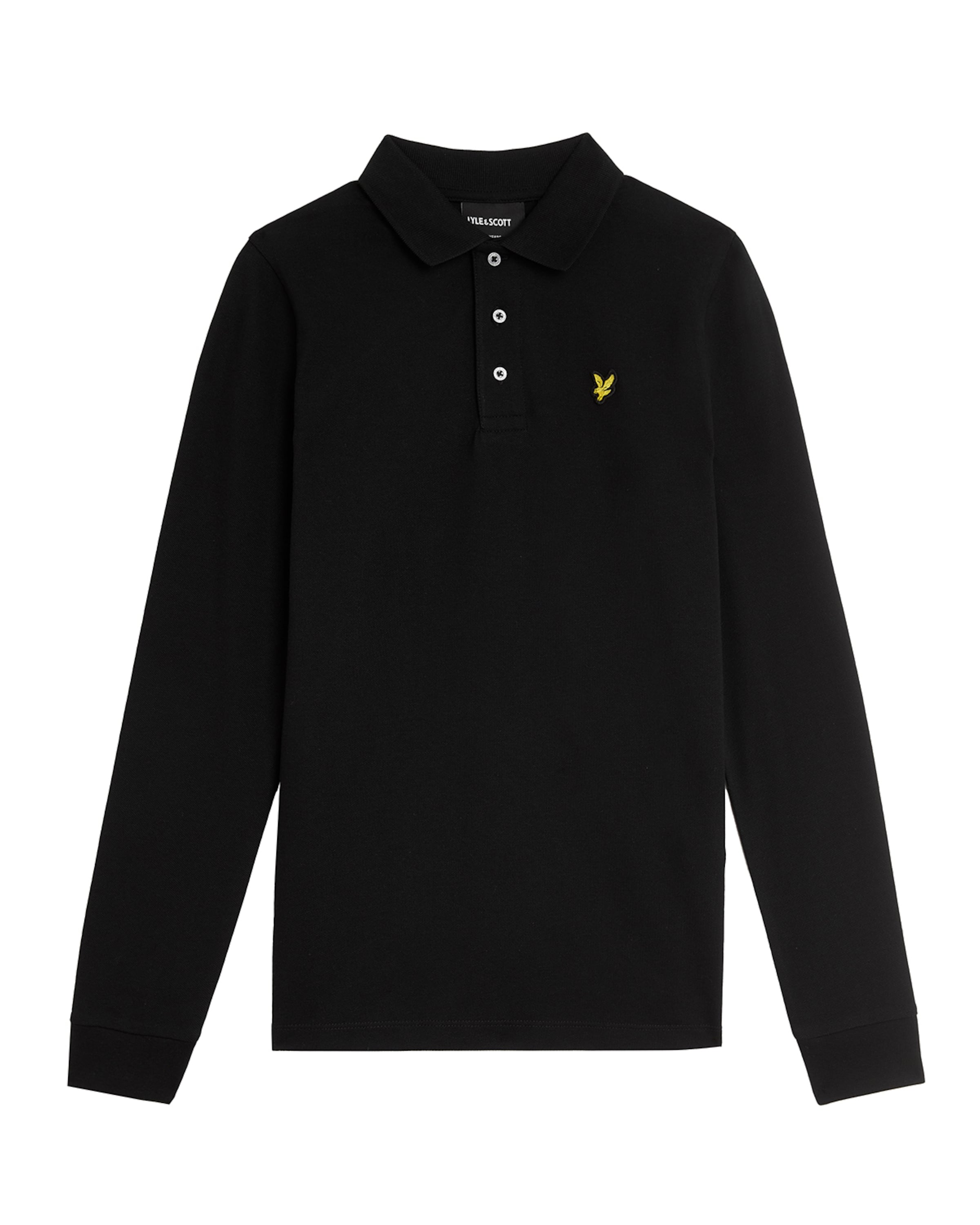 Lyle & Scott Shirt in Zwart: voorkant