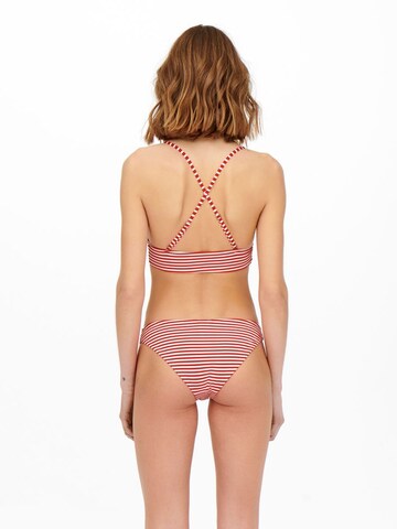 ONLY Triangel Bikini in Rood