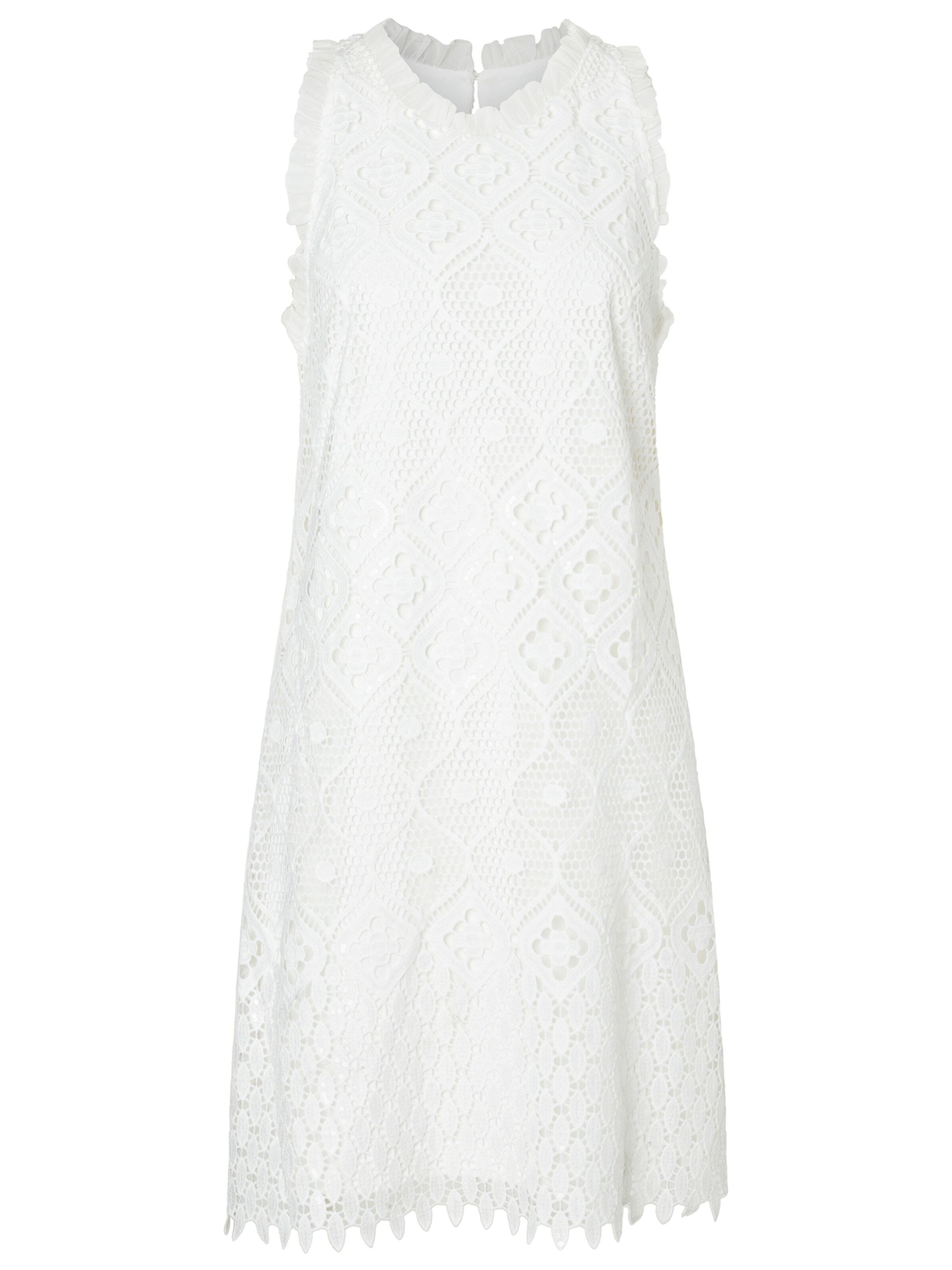 Ana Alcazar Kleid  'Wabea' in Weiß: Vorderseite