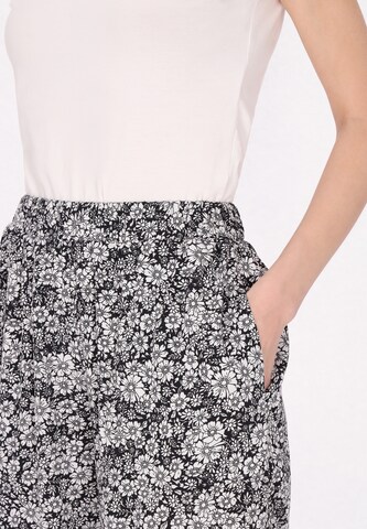 Usha Loosefit Broek in Zwart