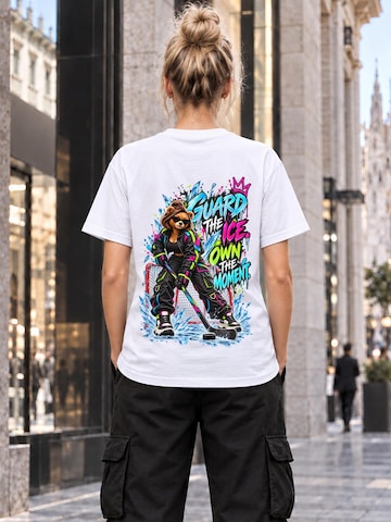 LUNØIR StudioMajica 'BOSS Femme Ice Goal Guardian' - bijela boja