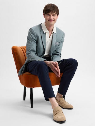 Finshley & Harding Regular fit Colbert in Groen