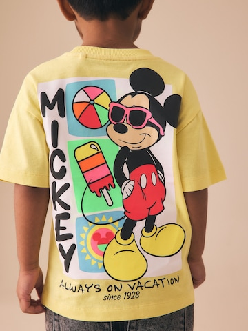 Next Shirt 'Mickey Mouse' in Yellow: front