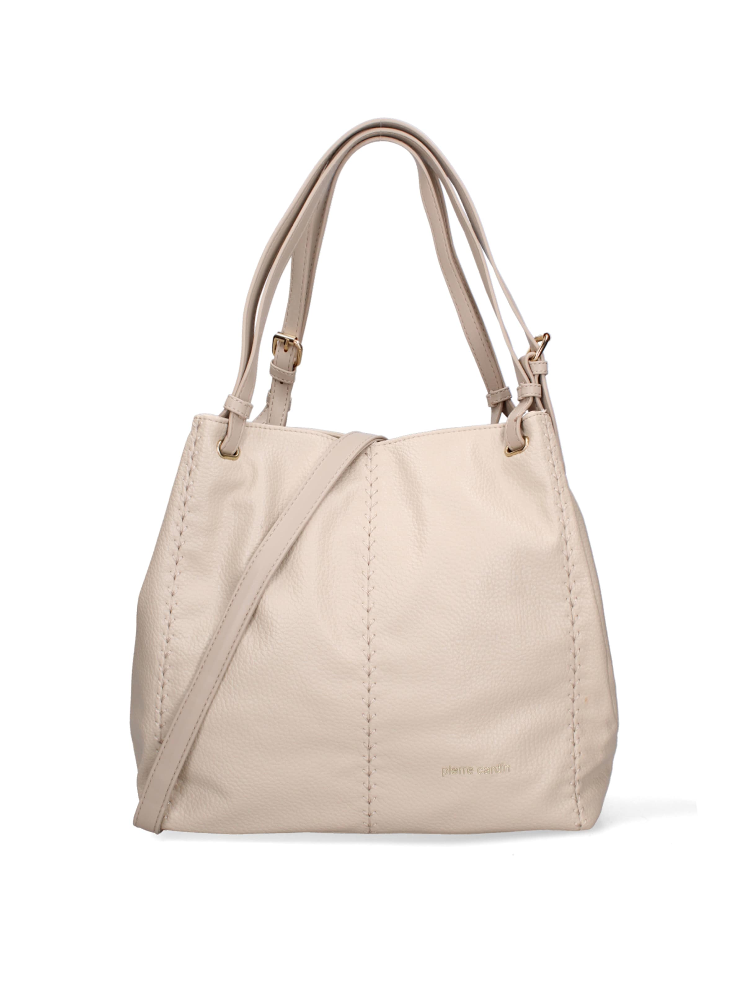 PIERRE CARDIN Schultertasche in Beige: Vorderseite