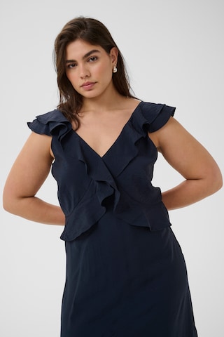 Robe 'KCruby' KAFFE CURVE en bleu