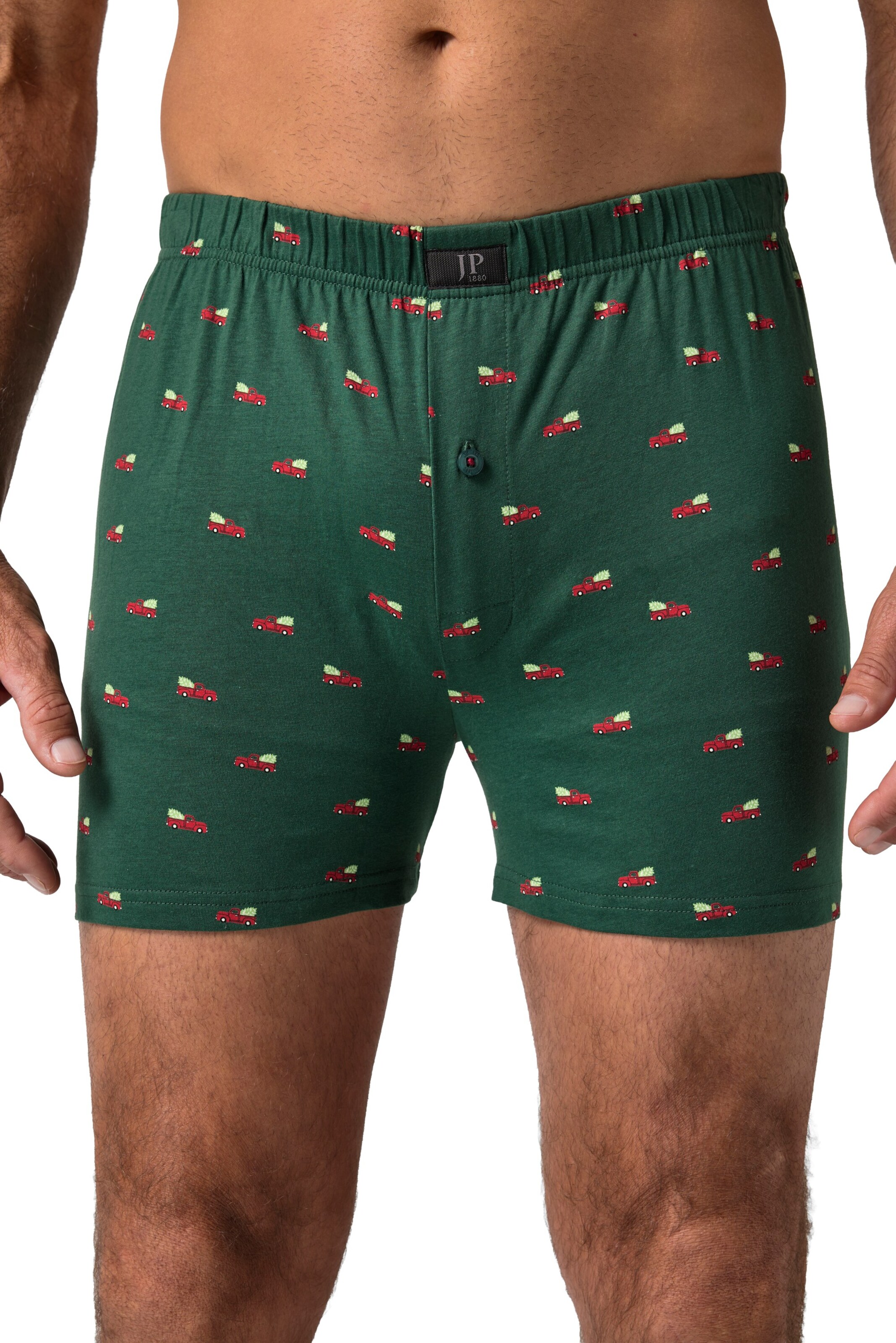 JP1880 Boxershorts in Grün: Vorderseite