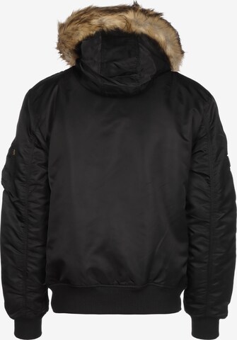 ALPHA INDUSTRIES Winter jacket in Black