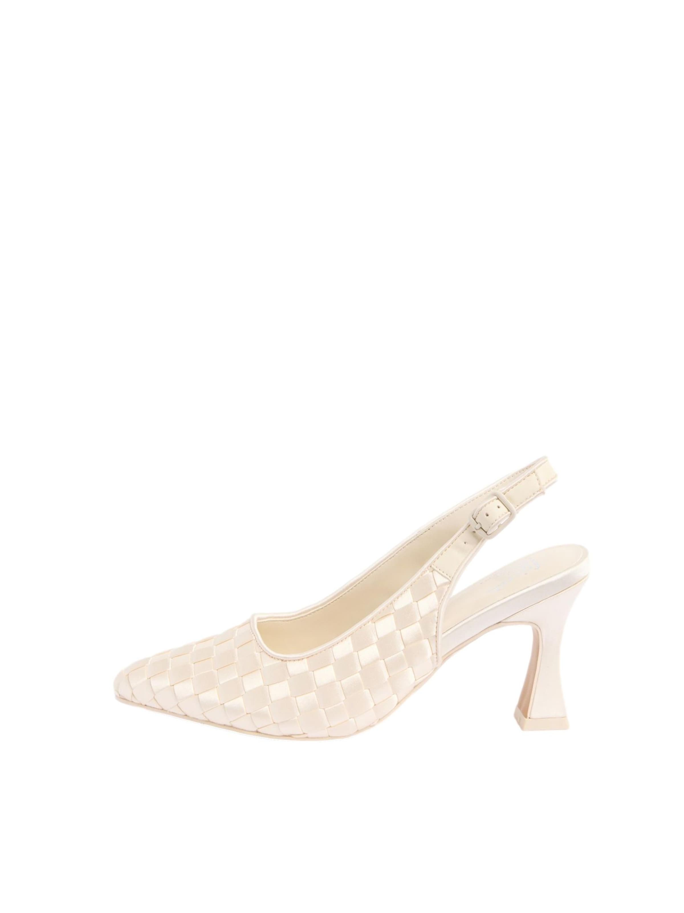 Escarpins à bride arrière Friends Like These en beige : devant