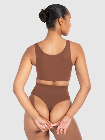 Smilodox Bralette Bra ' Nysa ' in Brown