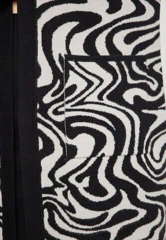 Cardigan swirly en noir