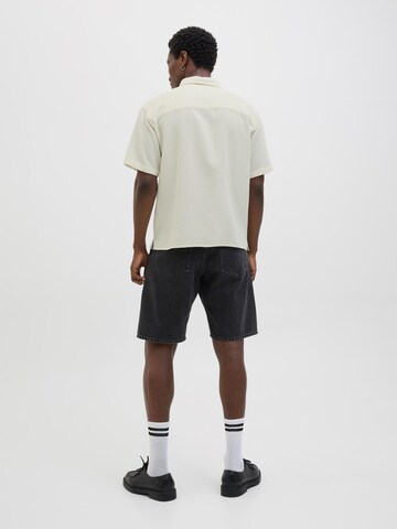 JACK & JONES Regular fit Button Up Shirt in White