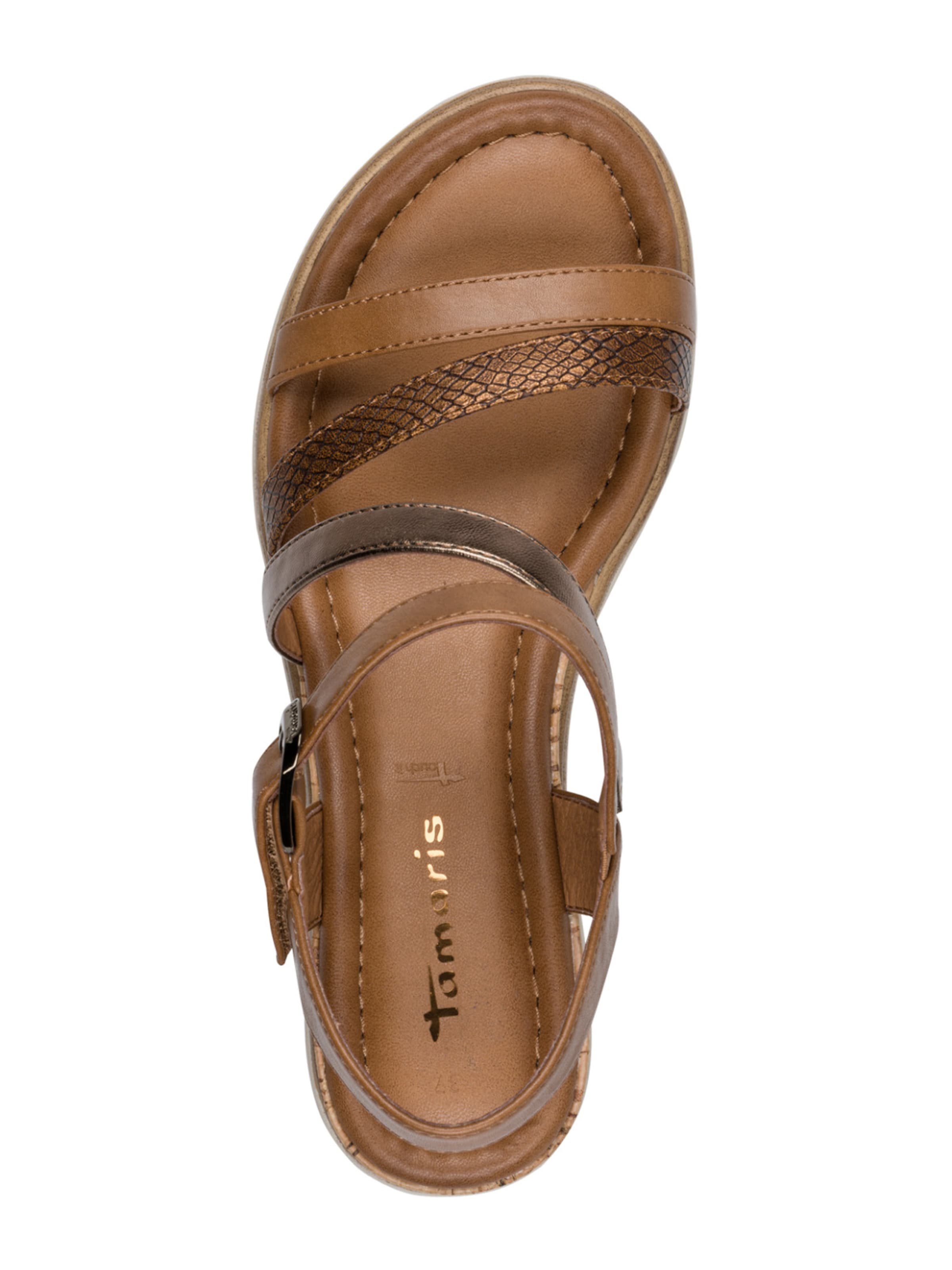 Sandales à lanières Tamaris en marron