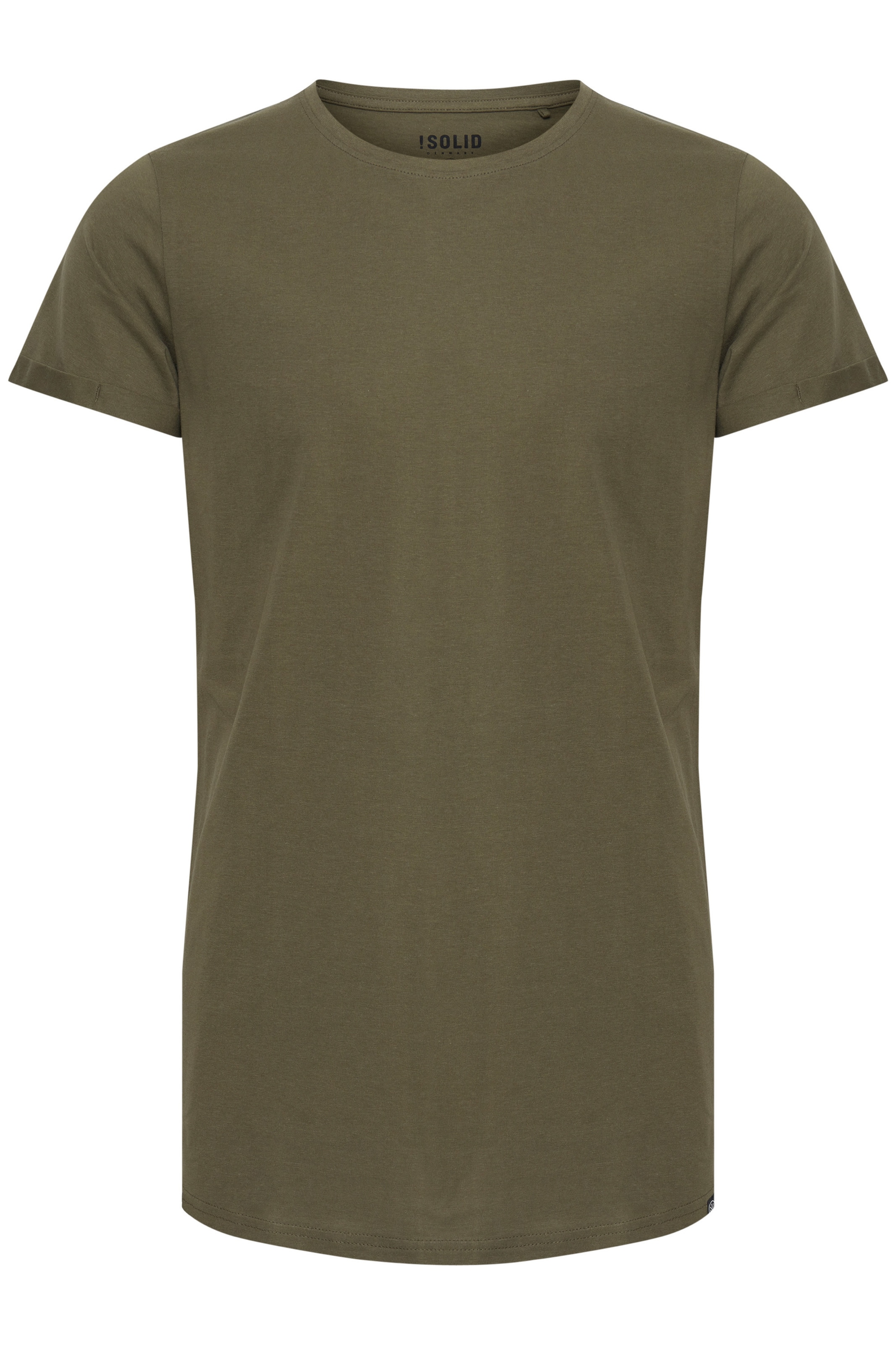 !Solid Shirt 'LONGO' in Groen: voorkant