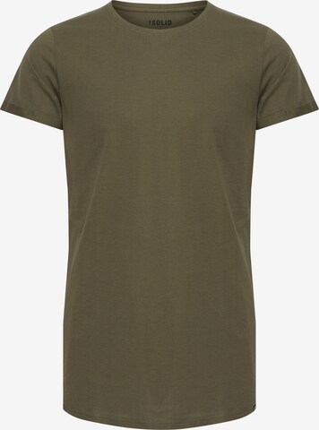 !Solid Shirt 'LONGO' in Groen: voorkant