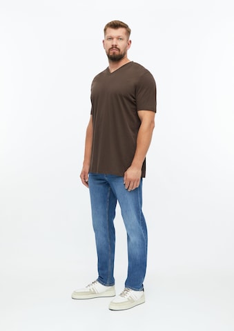 s.Oliver Men Big Sizes T-Shirt in Braun