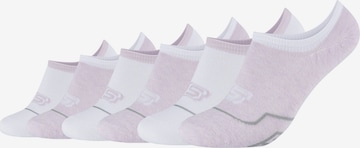 SKECHERS Ankle Socks 'Cushioned' in Purple: front