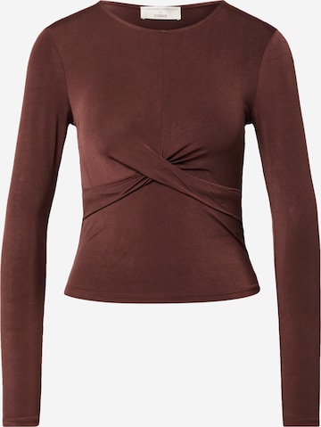 Guido Maria Kretschmer Collection Shirt 'Leila' in Brown: front