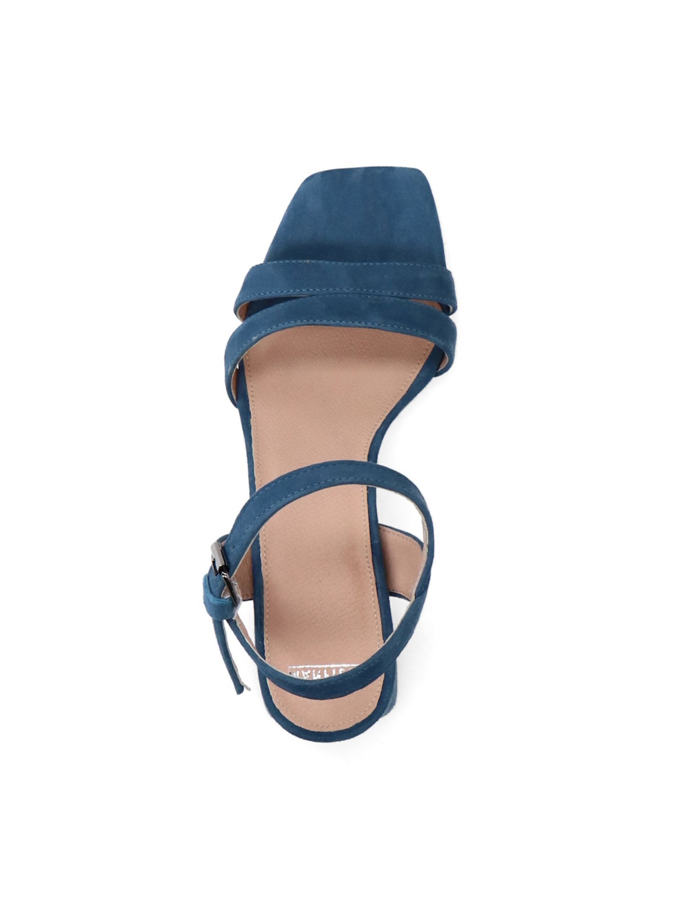 MANFIELD Riemensandale in Blau