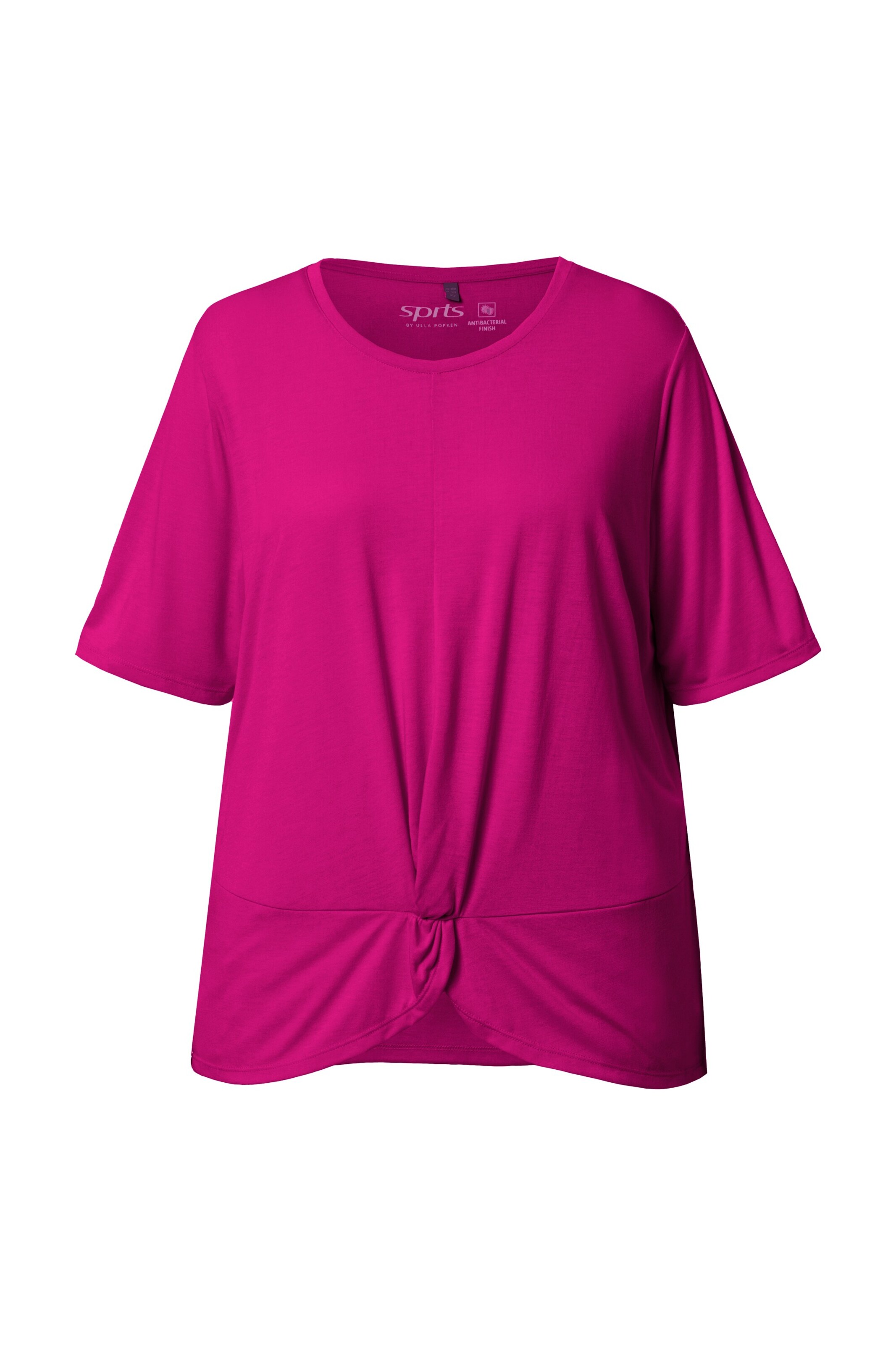 T-shirt Ulla Popken en rose : devant